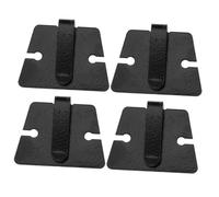 Zerodeko 4pcs Car Radio Microphone Holder Clips Plastic Mount for Vehicle Handheld Mic Compatible with Ic-2720h Ic-2820h Tm241 Dr635, Car Microphone Hanging Hook for Mobile Radio