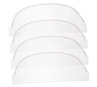 Zerodeko 4pcs Deep Brown Lace Frontal Wig Closure Net Base for DIY Wig Making Breathable Soft Lace Net Foundation Compatible with Hair Lightweight and Crafting Accessory