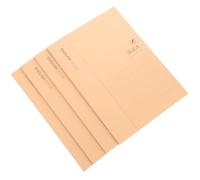Zerodeko 4pcs English Notebooks for Handwriting Practice and English Exercise, B5 Size 64 Pages, Beige Paper Notebooks Suitable and Teachers in Classroom Or Birthday