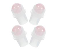 Zerodeko 4pcs Essential Oil Roll Roller Ball Insert Stainless Steel Leakproof Roller for 16mm Neck 10ml Bottles Replacement Diffuser Accessory