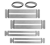 Zerodeko 4pcs Fingerboard Fret Protector Guard: Precise Metal Fret Grinding Pad For Guitar And Bass - Fretboard Polishing Kit - Luthier Accessories For Repair