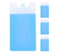 Zerodeko 4PCS Freezer Pack for Cooler Bag, 11.8oz Pre-Filled Leakproof Air Cooler Ice Packs, Reusable Refreezable Block for Lunch Bags and Air Fans