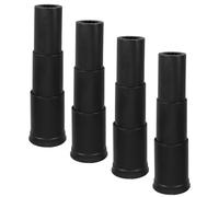 Zerodeko 4pcs Gas Lifts Dust Cover Telescoping Gas Lift Cover 9cm Sturdy Plastic Three-Section Antislip Design Versatile Use for Office Chairs Protection