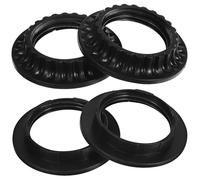 Zerodeko 4pcs Lampshade Fitting Light Shade Replacement Parts Lampshade Washer Ring Plastic Black Contemporary Design Resistant to Ageing Widely Applicable for Floor Lamps and Table Lamps