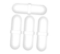 Zerodeko 4pcs Magnetic Stirrer Bars PP Material Temperature Resistant for Self Stirring Cup and Laboratory Mixing Rods Replacement