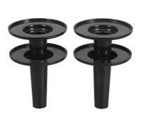 Zerodeko 4pcs Magnetic Support Rack for LCD and Tv Screen Repair, Heavy Duty Black Plastic and Magnet Suction Cups with Portable Stable Support Base for Maintenance Settings