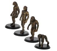 Zerodeko 4pcs Model Human Evolution Toy Figurines for Boys and Girls Teaching and Decor
