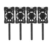 Zerodeko 4pcs Parking Card Grabber Telescopic Stainless Steel Abs Black Adjustable Length for Parking Gate Machine and Contactless Payment Tool for Drivers in Truck or Office