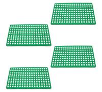 Zerodeko 4pcs Rabbit Cage Mat - 19.69x11.81in Leak-Free Bunny Floor Matting for Rabbit Cage - Comfortable Floor Protector Bunny Nursery Liner for Clean and Healthy Pet Habitat