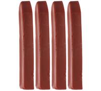 Zerodeko 4pcs Red Sealing Wax Sticks for Letters and Manuscripts, Vintage Style Wax Sticks Suitable for Personal and Professional Use, for Invitations and Cards