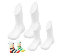Zerodeko 4Pcs Reusable Shoe Mannequin Feet Abstract Lightweight Foot Model for Displaying Socks and Shoes Compact Shop Accessory for Organizing Footwear