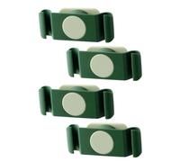 Zerodeko 4pcs Rotatable Cable Organizer Wall Mounted Abs Green Cord Keeper