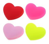 Zerodeko 4pcs Silicone Tennis Racket Dampeners Heart Shaped Shock Absorbers for Enhanced Racket Protection and Vibration Reduction, for Tournament and Match Play