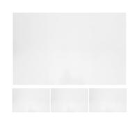 Zerodeko 4pcs Sublimation Aluminum Plates Blanks 200x300mm 0.4mm Thick Pearl White Heat Transfer Metal Signs for Crafts and Advertising