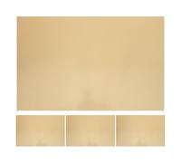 Zerodeko 4pcs Sublimation Metal Sign Blanks Aluminum Sheets 0.4mm Thick Pearl Gold 200x300mm Heat Transfer Sublimation Printing Blanks for Crafts and Advertising