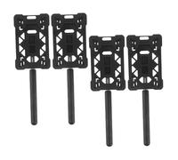 Zerodeko 4pcs Telescopic Pass Rod Card Holder for Vehicle Parking Toll Payment Swiping Stick for Car Gate Access Contactless Parking Card Reacher for Residential and Garage Use