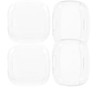 Zerodeko 4pcs Tpu Watch Screen Guards Full Coverage Case Compatible with Versa4 Sense2, Detachable Professional Watch Covers for Scratch and Shock Resistance