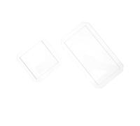 Zerodeko 4pcs Transparent Acrylic Quilting Template Rulers Rectangle Patchwork Stencils for DIY Sewing and Craft Projects Wear-Resistant Geometric Quilt Supplies