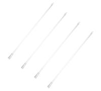 Zerodeko 4pcs Transparent Venetian Blinds Wand Plastic Vertical Blind Rods Replacement Accessories for Living Bedroom Bathroom Window Treatments