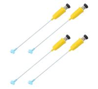Zerodeko 4pcs Washing Machine Suspension Rods Universal Compatibility Zinc Alloy 51cm Heavy Duty Shock Absorber Replacement for Laundry Machine Drum Stabilizer Suitable for Home Laundry