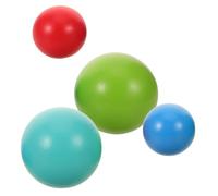 Zerodeko 4pcs Wooden Croquet Balls for Outdoor Lawn Game Lightweight Portable Garden for Family Parties Weddings and Summer Gatherings