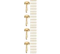 Zerodeko 4sets Decorative Nails for DIY Projects Fasteners for Scrapbooking Packing Bags Creative Brads for Crafts Photo Fixing Fun Accessories for Adults 100pcs*4