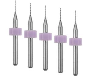 Zerodeko 5 Pcs Tungsten Steel Drill Bits 0.4mm Nozzle Head Cleaner Kit Quick Drilling with Less Chips Suitable for Metal Processing and Circuit Board Cleaning Random Color