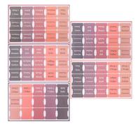 Zerodeko 5 Sheets Bible Index Tabs Bible Study Tabs 7.86x5.11x0.20in Wear-Resistant Quick Section Locating Coated Paper Appearance Beautiful Design for Women