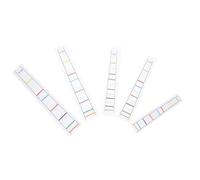 Zerodeko 5 Sheets Cello Fingerboard Marking Stickers for Beginners Wear-resistant Decals for Practice Easy to Install and Remove Full Guide for Cellos Practical Learning Aid