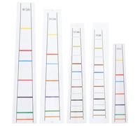 Zerodeko 5 Sheets Cello Note Stickers for Beginners, Intonation Fingering Decals with Pvc and Paper Material, Suitable for 1/8 to 4/4 Size Cellos, Helping Practice Hand Shape and Playing