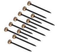 Zerodeko 50 Pcs Black Picture Frame Hanging Nails Set No-Marking Frame Hooks Quick Home Hanging Hardware for Walls and Drywall