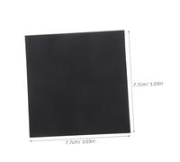 Zerodeko 500 Sheets Pure Black Self-stick Note Pads Portable Adhesive Memo Pads for Office Home School High Contrast Reminder Notes Compact Decorative