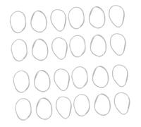 Zerodeko 5000pcs Thick Clear Hair Ties High Elasticity Rubber Bands for Women Thickened Hair Elastics for Sports Travel and Daily Use Strong Non-damaging