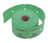 Zerodeko 500pcs Double Roll Raffle Tickets Holiday Raffle Tickets with Double Roll Design and Space for Buyer Information Made for Carnival Rides and Parking