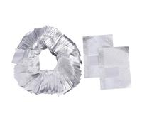 Zerodeko 500pcs Nail Foil Wraps for Manicures Soak Off Gel Polish Remover Pads Makeup Pads for UV Gel Removal Quantity for Home and Professional Salon Use