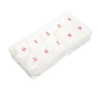 Zerodeko 500pcs Natural Color Full Cover Nail Tips Boxed Removable Artificial Nail Patches for DIY Manicure Supply Suitable for Professional and Beginner Use