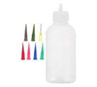 Zerodeko 50Ml Needle Bottle Applicator with 7 Nozzle Tips for Pottery Glaze, Ceramic Underglazing Tool Set for Precise Squeeze Application in DIY Ceramic Painting and Decoration