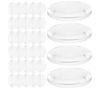 Zerodeko 50Pcs 25Mm Double Convex Lenses for Physics Teaching, Biconvex Optical Experiment Tools for Science Education and DIY Projects