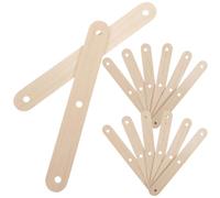 Zerodeko 50pcs Beige Wooden Ice Cream Sticks for Treat Making, Tough Wood Craft Sticks Not Easy to Deform, for Showing Creativity and Creating Models