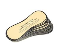 Zerodeko 50pcs Black PVC Swimsuit Try on Liners Stickers with Printed Warning Labels for Underwear and Swimwear, Easy to Use Protective Hygiene Stickers for Shop Owners Selling Swimwear