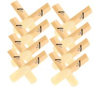 Zerodeko 50pcs Eb Saxophone Reeds Alto Sax Traditional Reed Strength Saxophone Part for Beginner Instrument Accessories