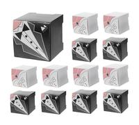 Zerodeko 50Pcs Elegant Candy present Boxes for Weddings with Bride Groom Design Stylish Treat Containers for Bridal Showers Birthdays and Celebrations
