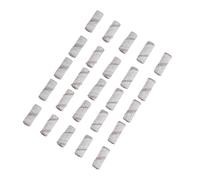 Zerodeko 50pcs Fine Grit Nail Drill Bit Sanding Bands 3.1mm Mini Mandrel for Manicure and Nail Art Supplies White 240# for Professional and Grinding