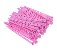 Zerodeko 50pcs Hair Curler Bars for DIY Hair Making Pink Pp Material for Home and Salon Use Creating Stylish Curls and Volume with Comfortable Hot and Cold Perm Application Random Color