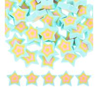 Zerodeko 50pcs Kawaii Star Shaped Mini Erasers Made of TPR Material, Compact and Removable Colored Pencil Marks, for Drawing and Classroom Use
