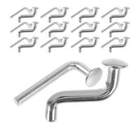 Zerodeko 50pcs L/s Type Pallet Racking Clips Metal Rack Safety Pins with Locking Feature and Quick Installation for Warehouse Shelving Systems in Storage Environments