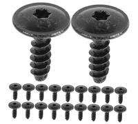 Zerodeko 50pcs M5*16 Star Drive Self Tapping Screws for German Sedan B4 A3 A4 A5 A6 Car Mudguard Splash Shield Fixing Automotive Front Plate Drill Duty