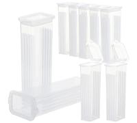 Zerodeko 50pcs Plastic Slide Boxes for Pathology and Laboratory Use Individual Slide Storage Boxes for Scientific Sample Organization