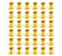 Zerodeko 50pcs Plastic Uniform Replacement Buttons Chef Coat Buttons for Chef Uniforms Easy Replacement Hardwearing Plastic Round Ball Shape Great Color Match Restaurant Hotel