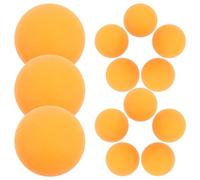 Zerodeko 50Pcs Punched Table Tennis Training Balls with Silicone Plugs for Pingpong Practice - Hanging Design for Indoor and Outdoor Table Tennis Training Equipment